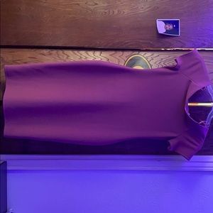 Rouge pink “off the shoulders” dress